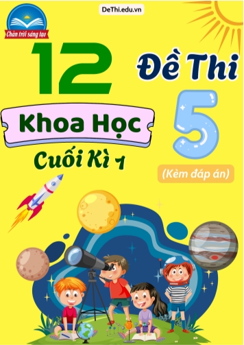 Tuyển tập 12 Đề thi cuối Kì 1 môn Khoa Học 5 Chân Trời Sáng Tạo (Kèm đáp án)